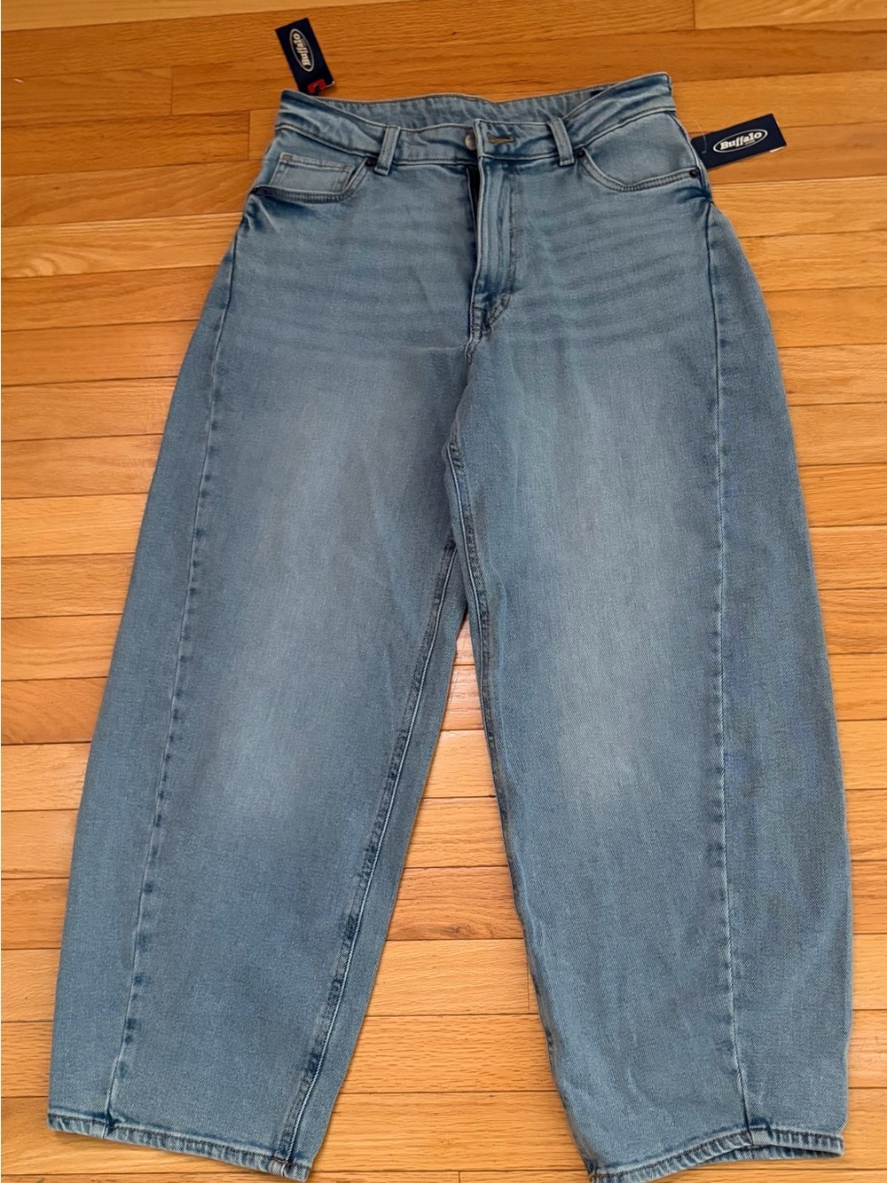 Buffalo David Bitton Light Blue Boyfriend barrel Jeans
